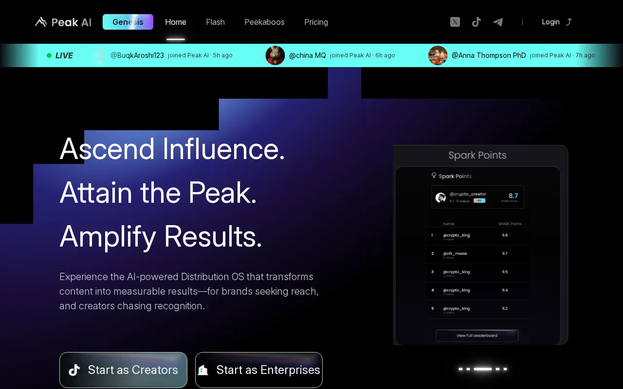 Peak AI — preview screenshot