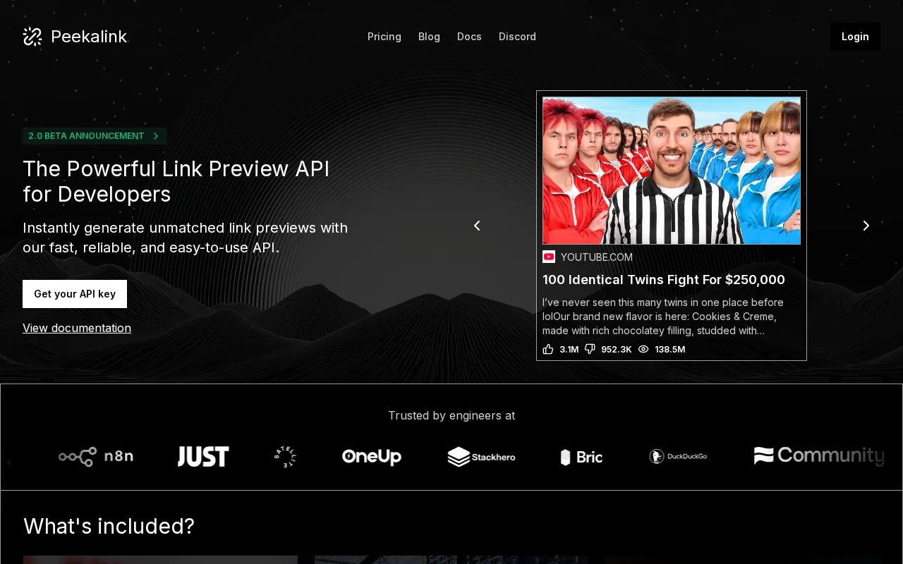 Peekalink — preview screenshot