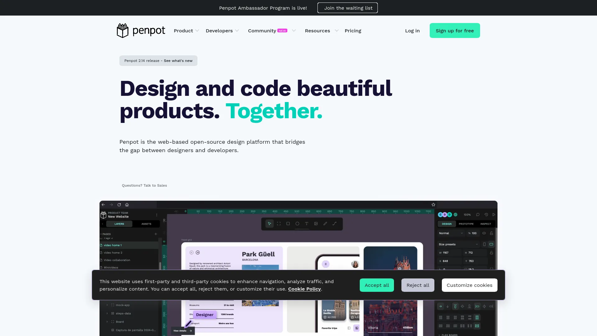 Penpot — preview screenshot