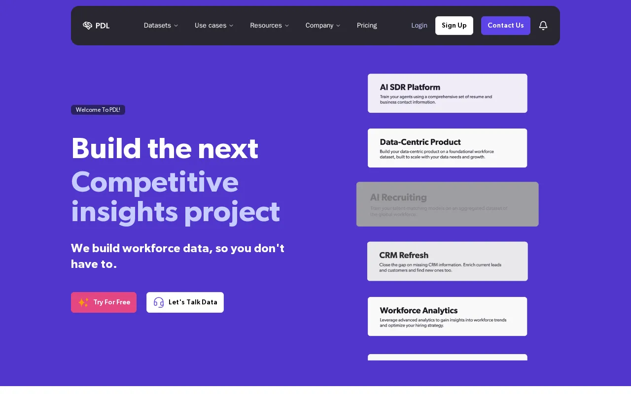 People Data Labs — preview screenshot