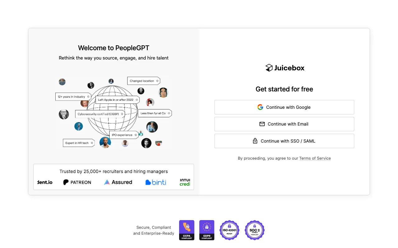 PeopleGPT by Juicebox — preview screenshot