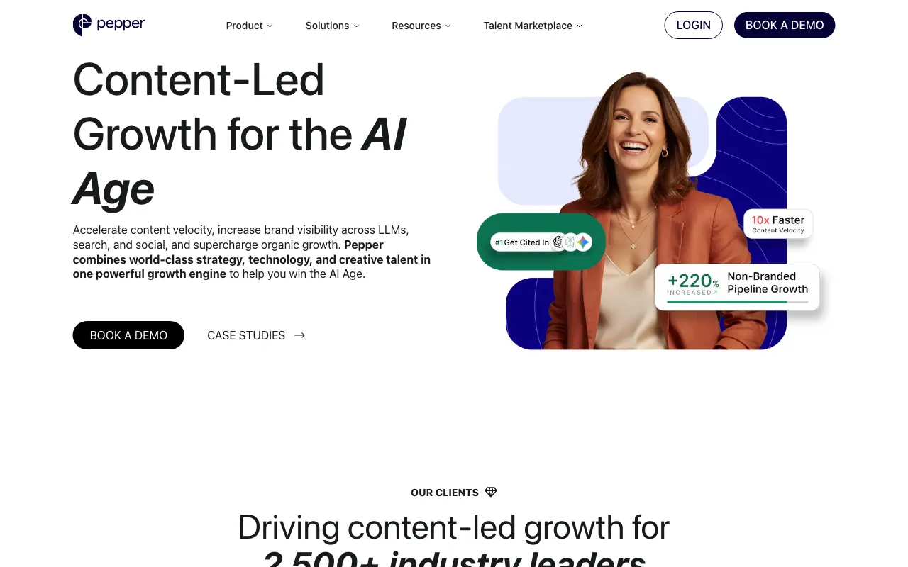 Pepper Content — preview screenshot