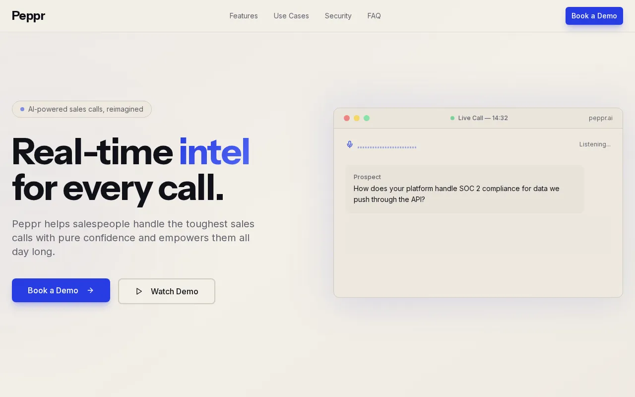 Peppr AI — preview screenshot