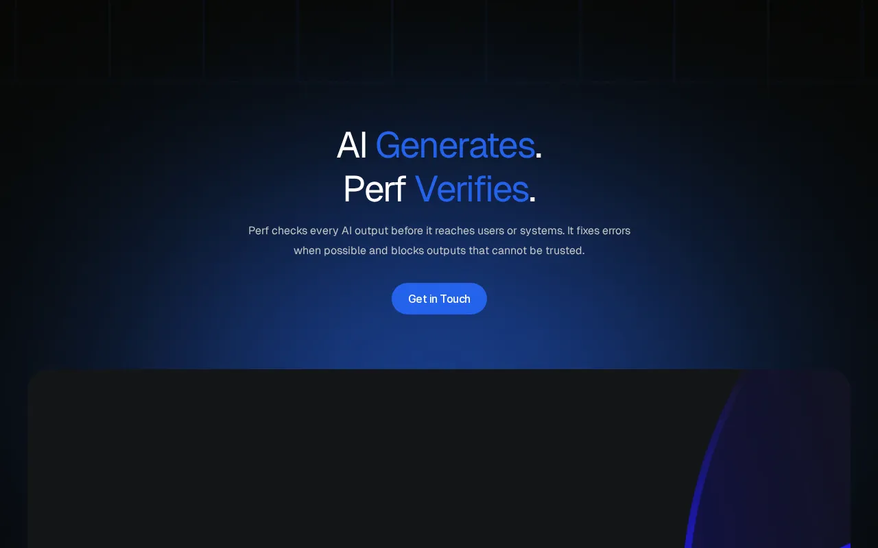 Perf — preview screenshot