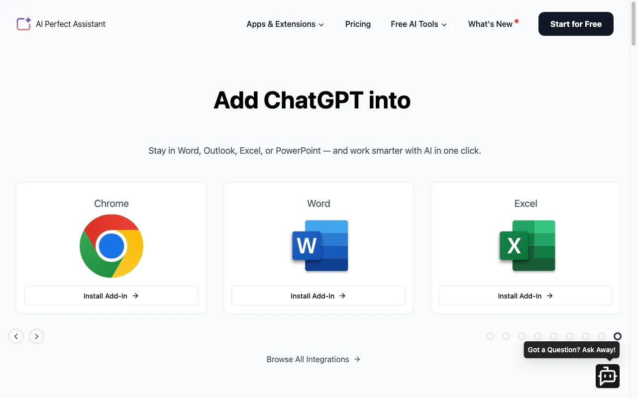 AI Perfect Assistant — preview screenshot