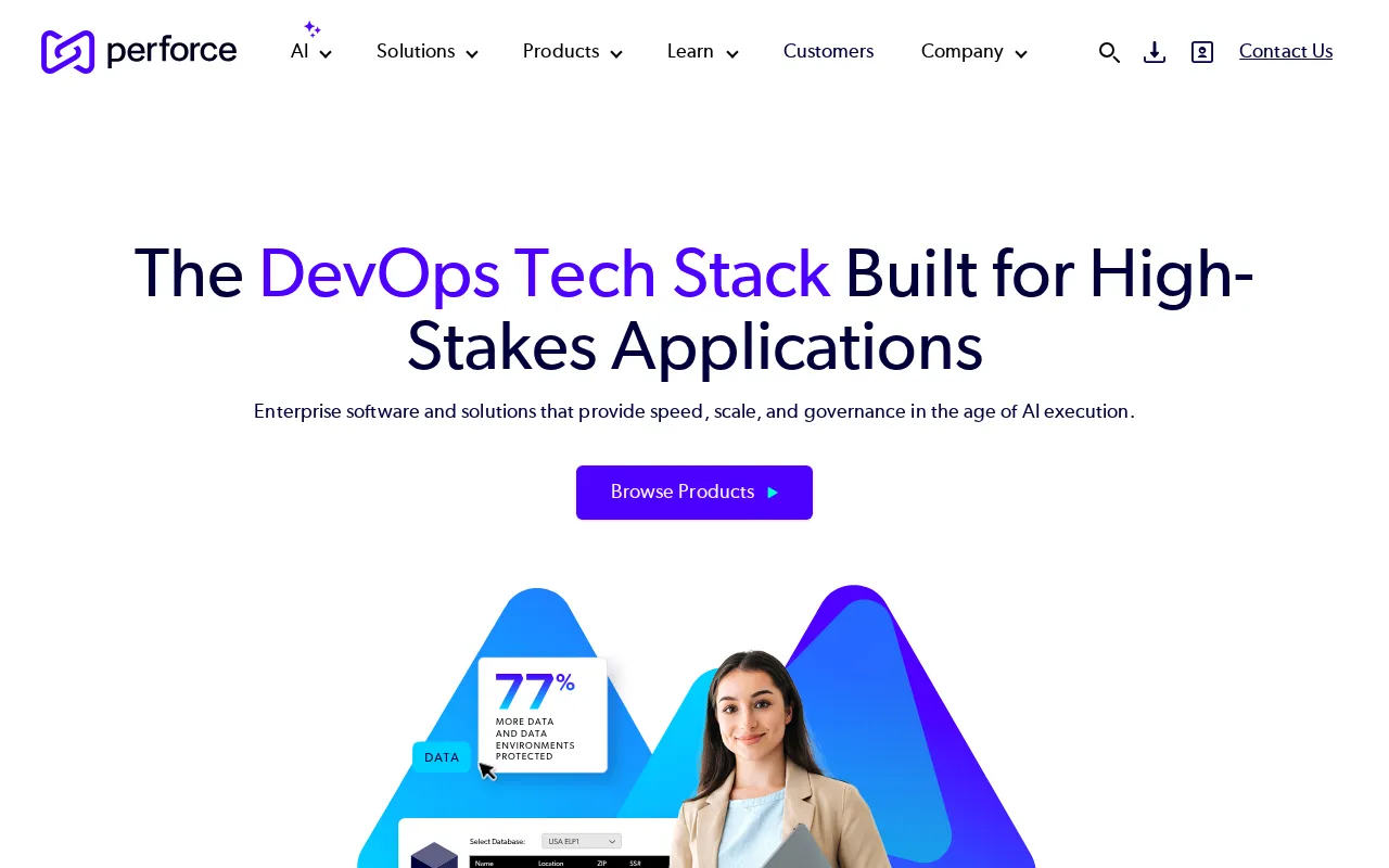 Perforce — preview screenshot