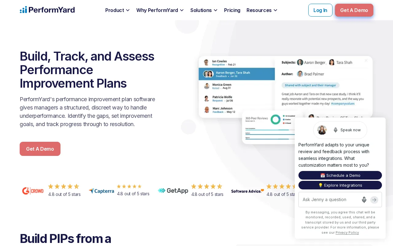 Performyard — pricing page