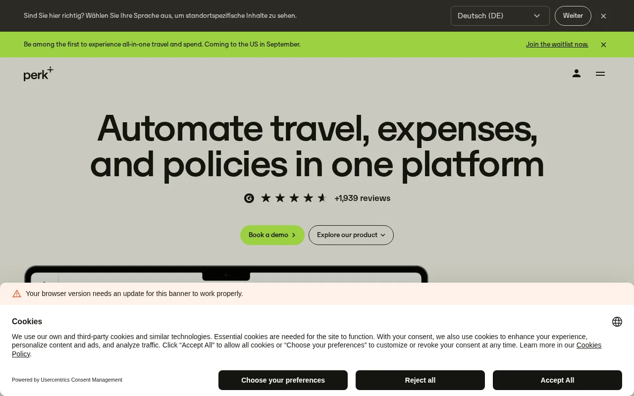 Perk — preview screenshot