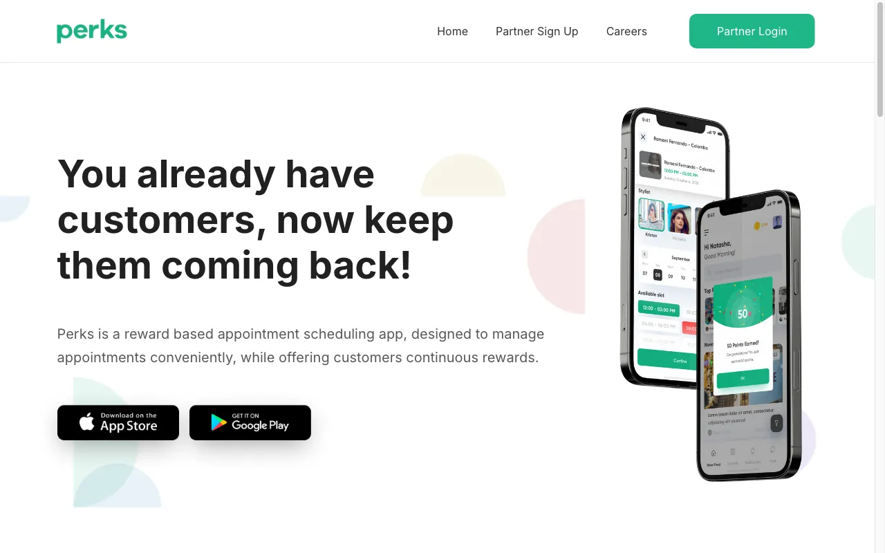 Perks — preview screenshot