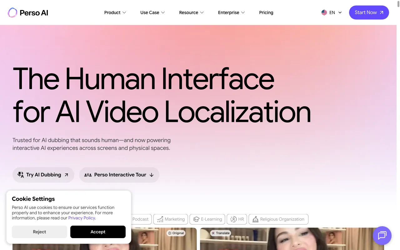 PERSO.ai — preview screenshot