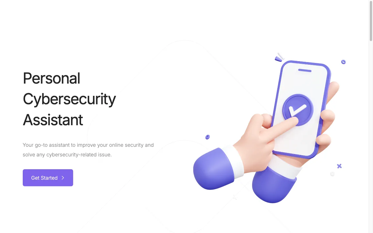 Personal Cybersecurity Assistant — preview screenshot