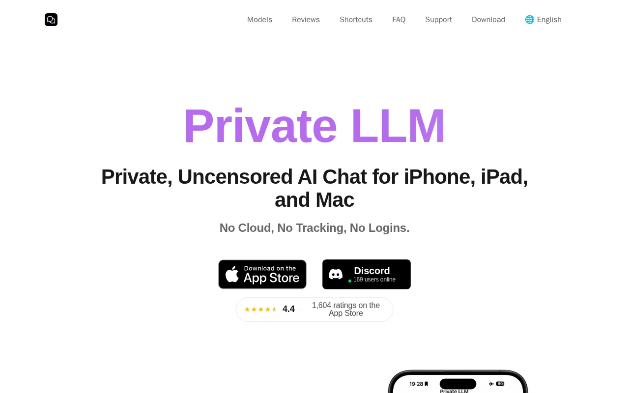 Private LLM — preview screenshot
