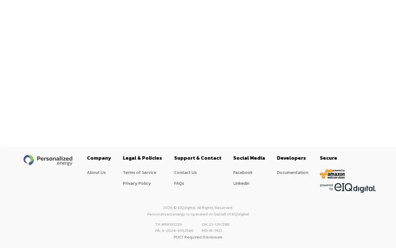 Personalized.energy — preview screenshot