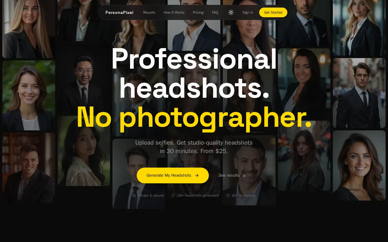 PersonaPixel — preview screenshot