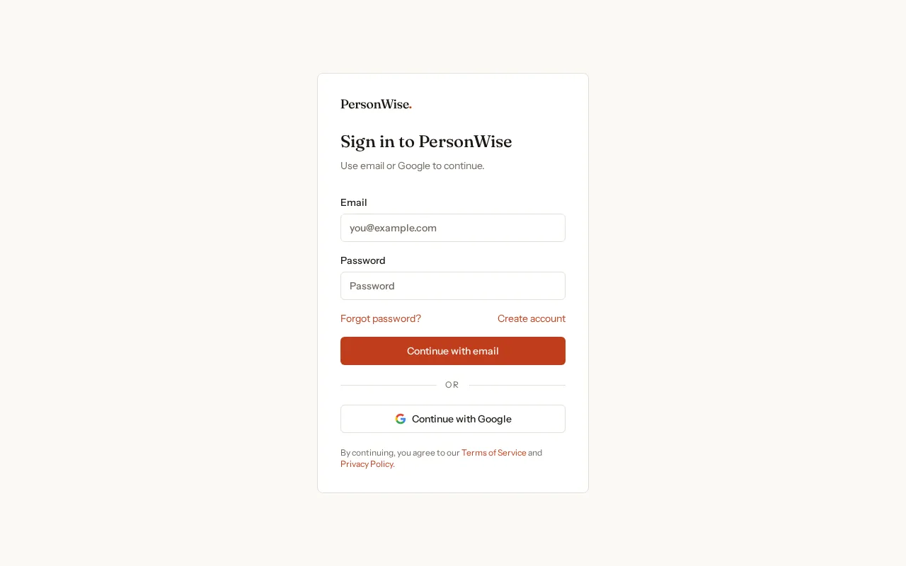 personwise.ai — pricing page