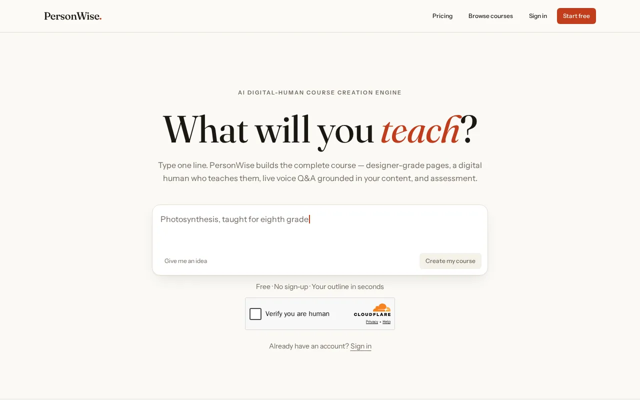 personwise.ai — preview screenshot