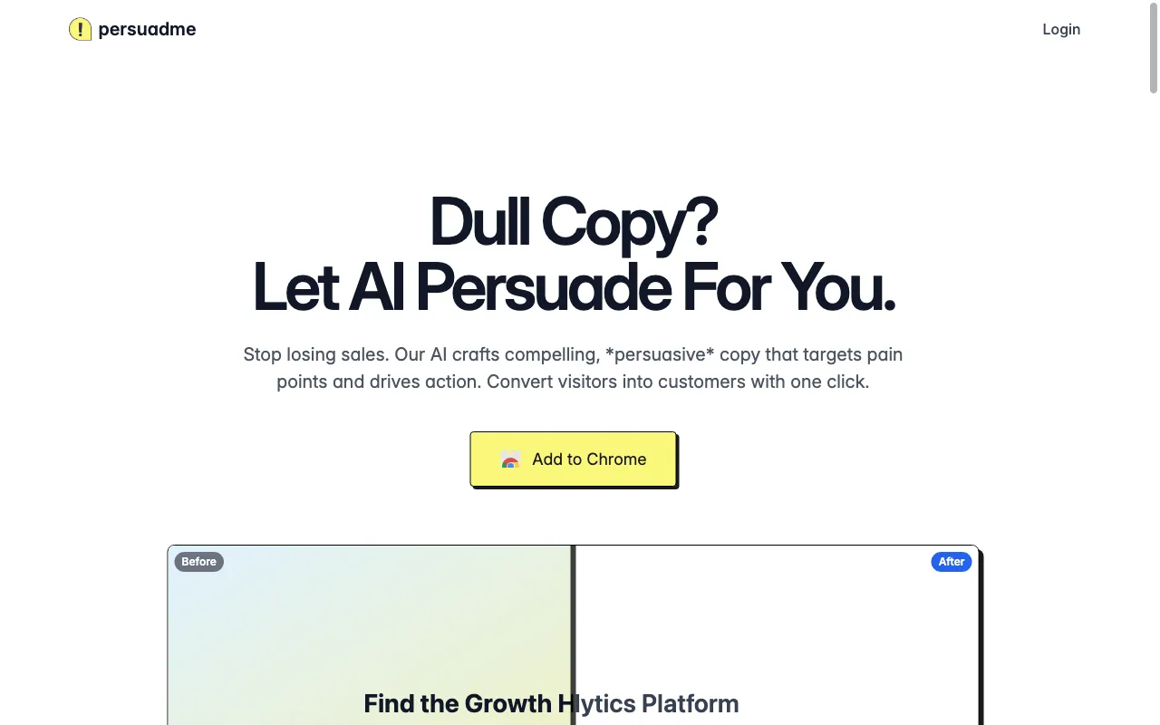 PersuadMe — preview screenshot
