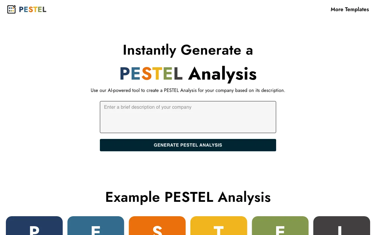 PESTEL — preview screenshot