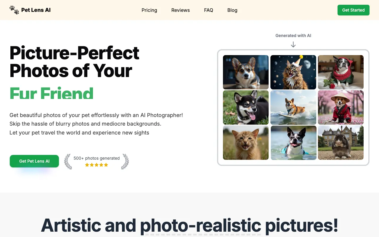 Pet Lens AI — preview screenshot