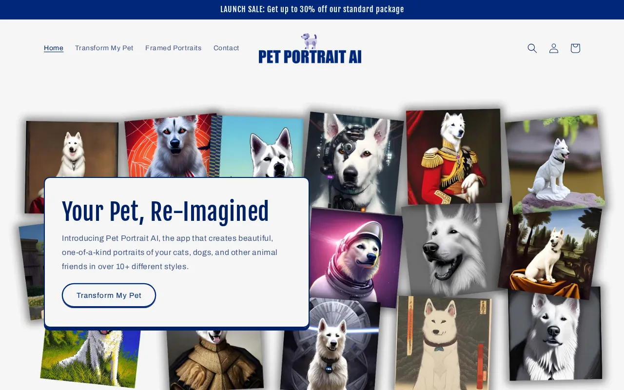 Petportrait — preview screenshot