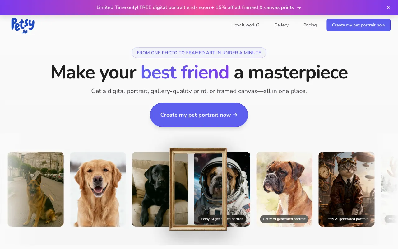 Petsy AI — pricing page