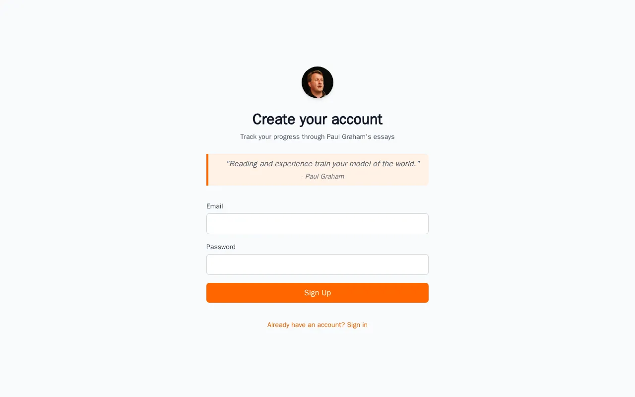 PG Reader — preview screenshot