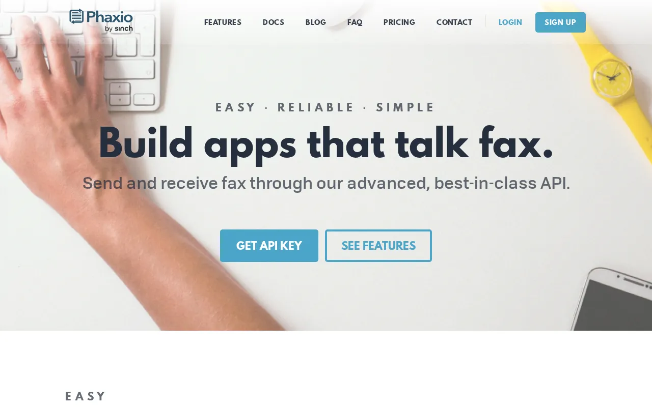 Phaxio — preview screenshot