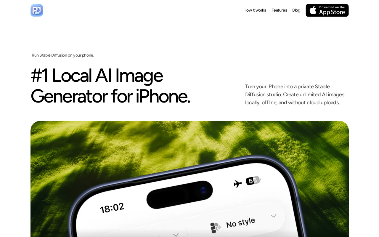 PhoneDiffusion — preview screenshot
