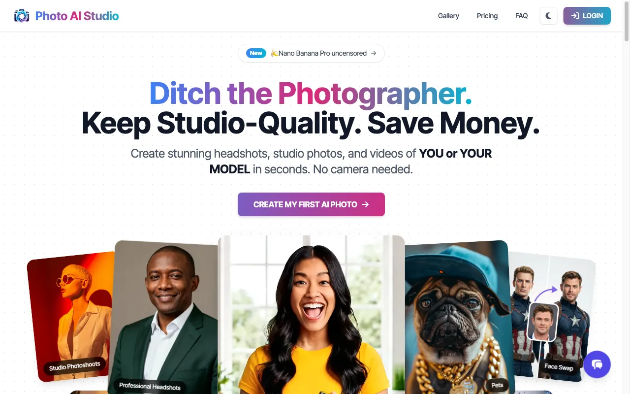 Photo AI Studio — preview screenshot