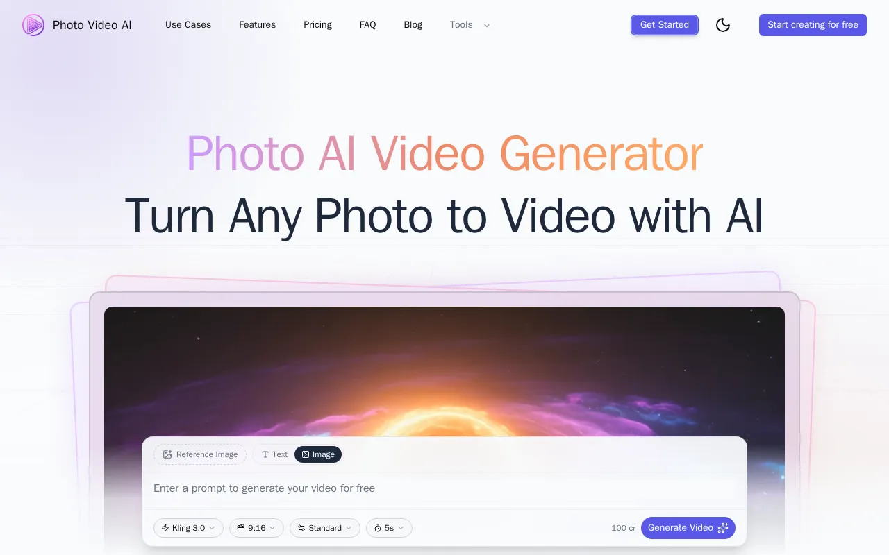 Photo AI Video Generator — preview screenshot