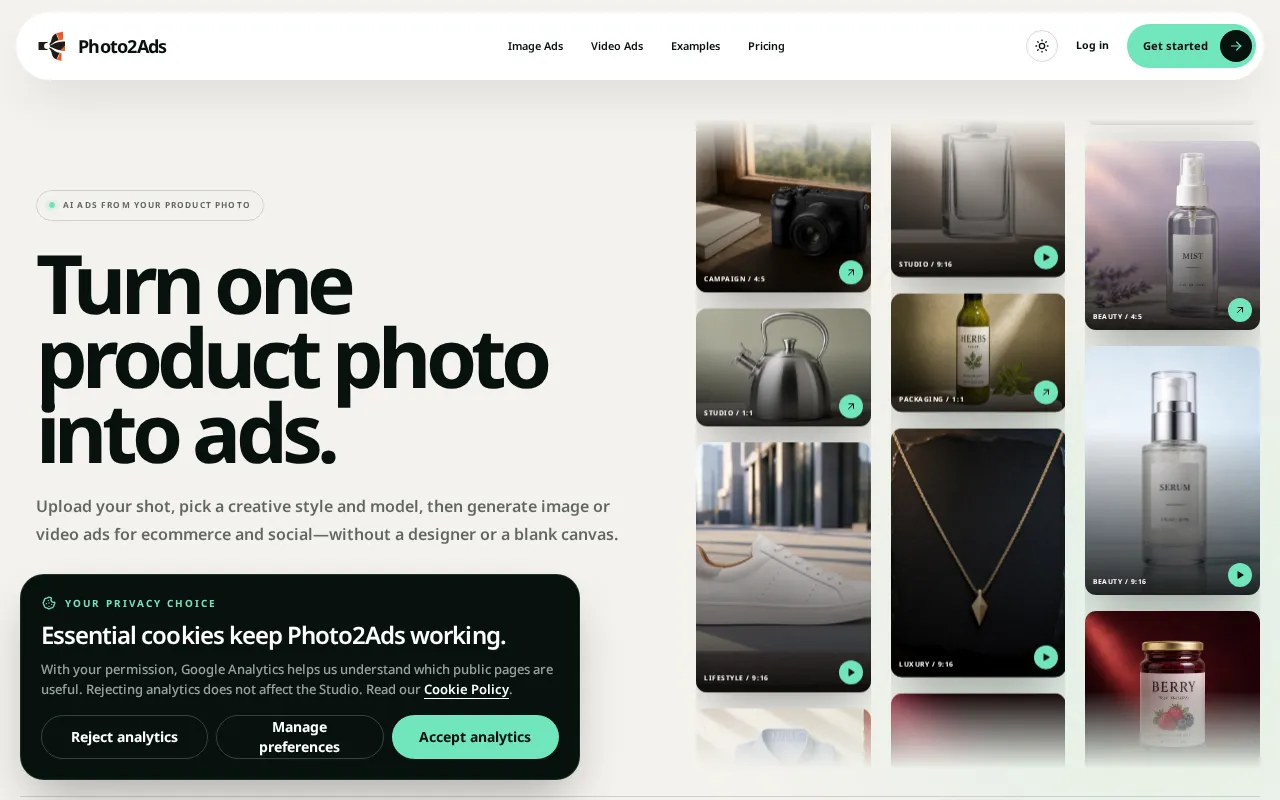Photo2Ads — preview screenshot