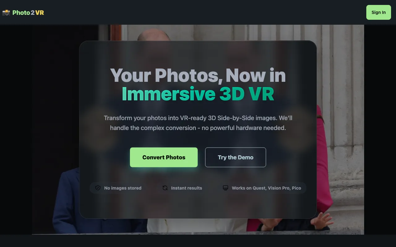 photo2vr.app — preview screenshot