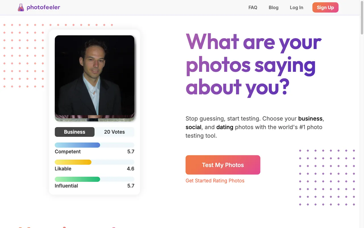 Photofeeler — preview screenshot