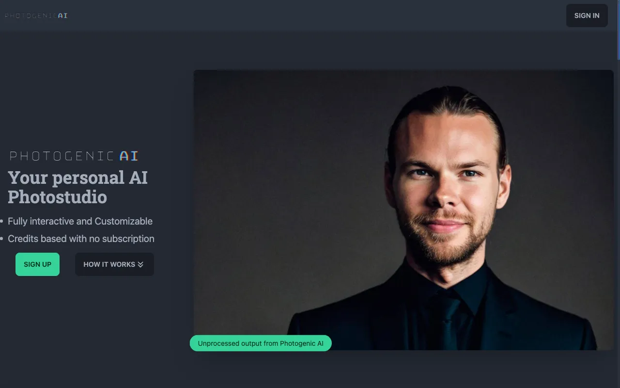 PhotogenicAI — preview screenshot