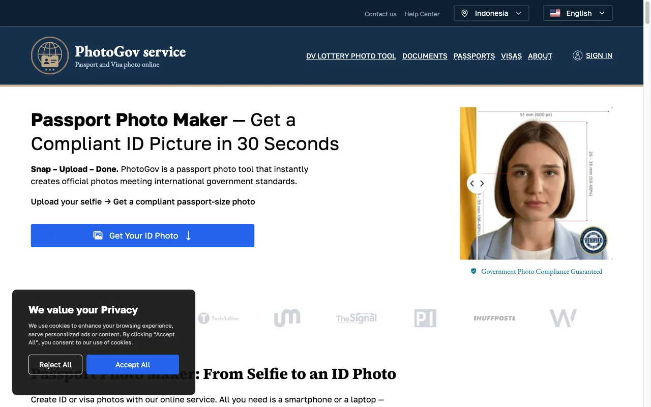 PhotoGov — preview screenshot