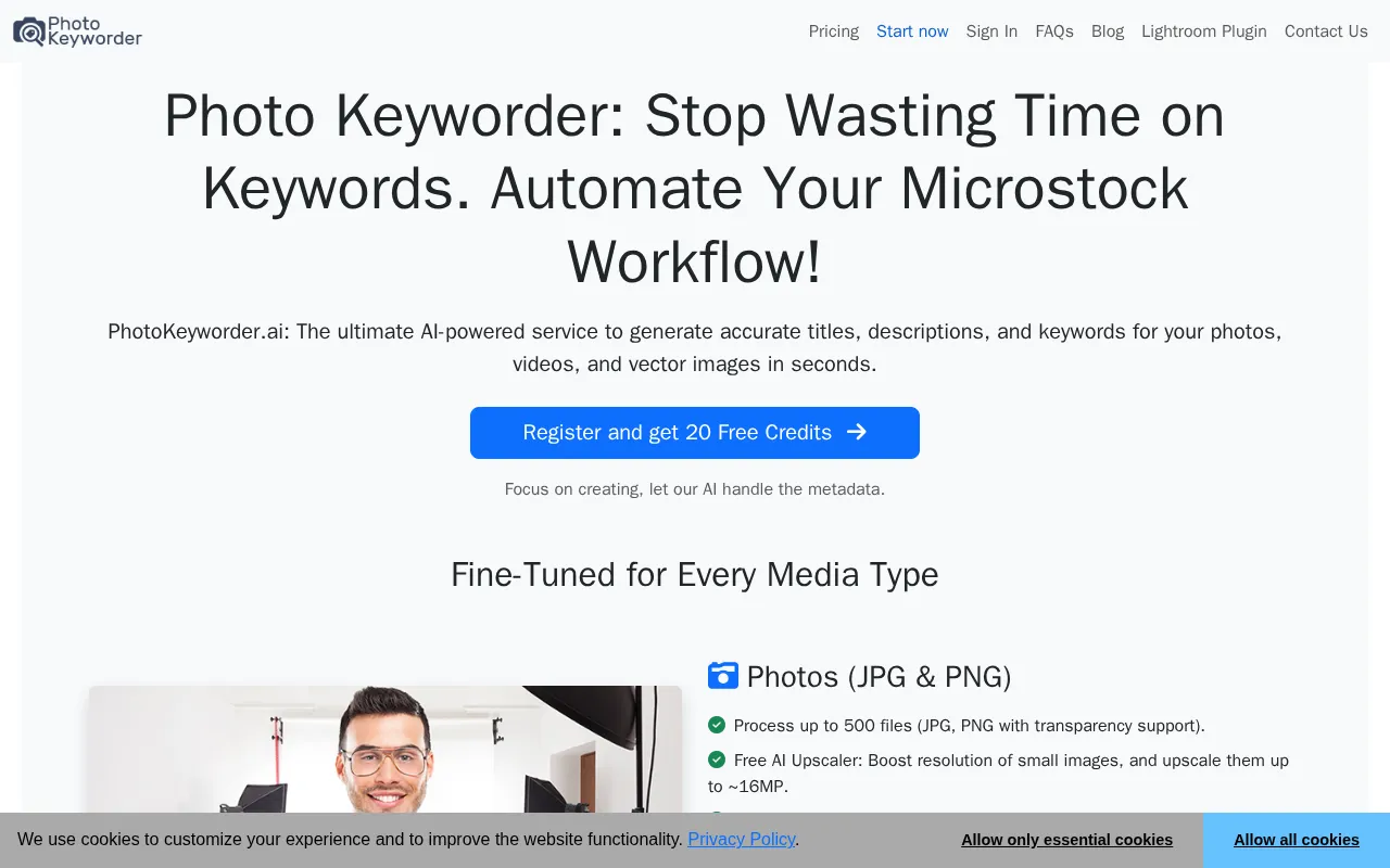 PhotoKeyworder — preview screenshot