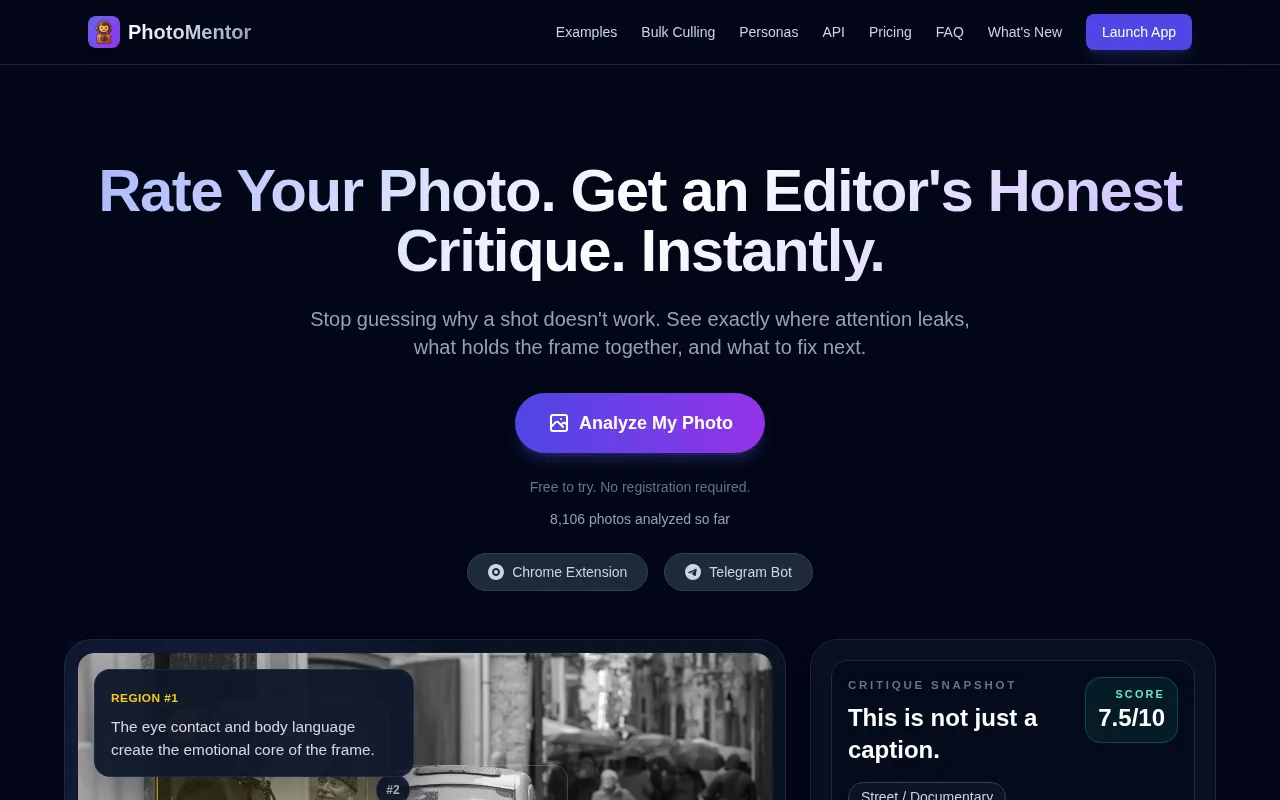PhotoMentor — preview screenshot