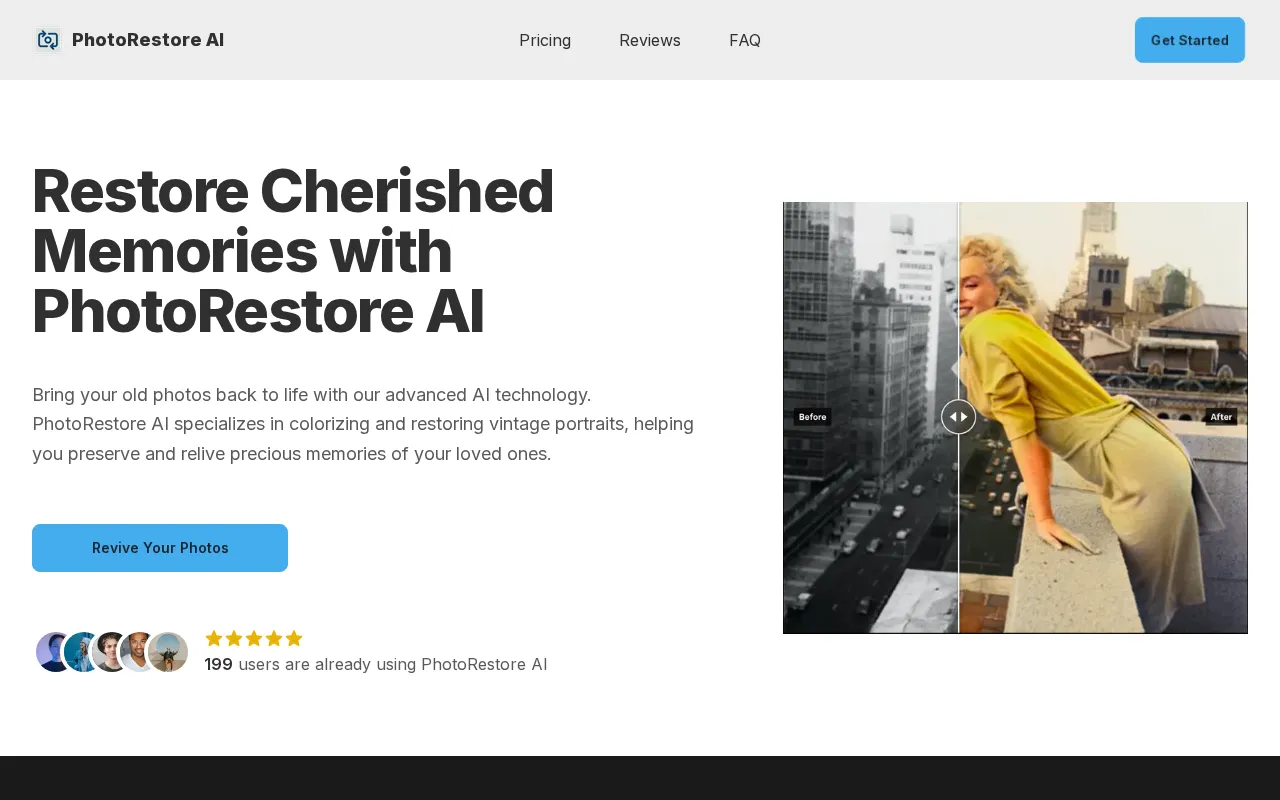 PhotoRestore AI — preview screenshot
