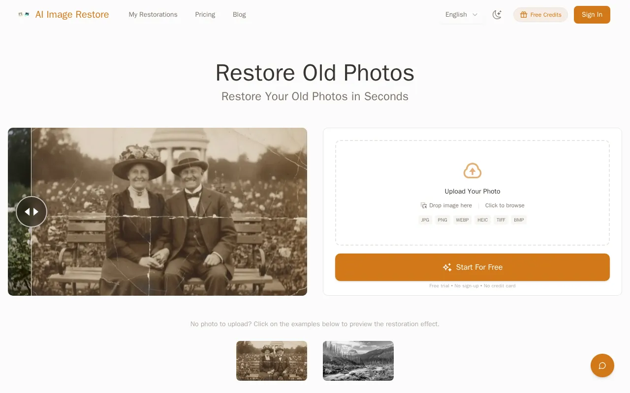 PhotoRestore.ai — preview screenshot