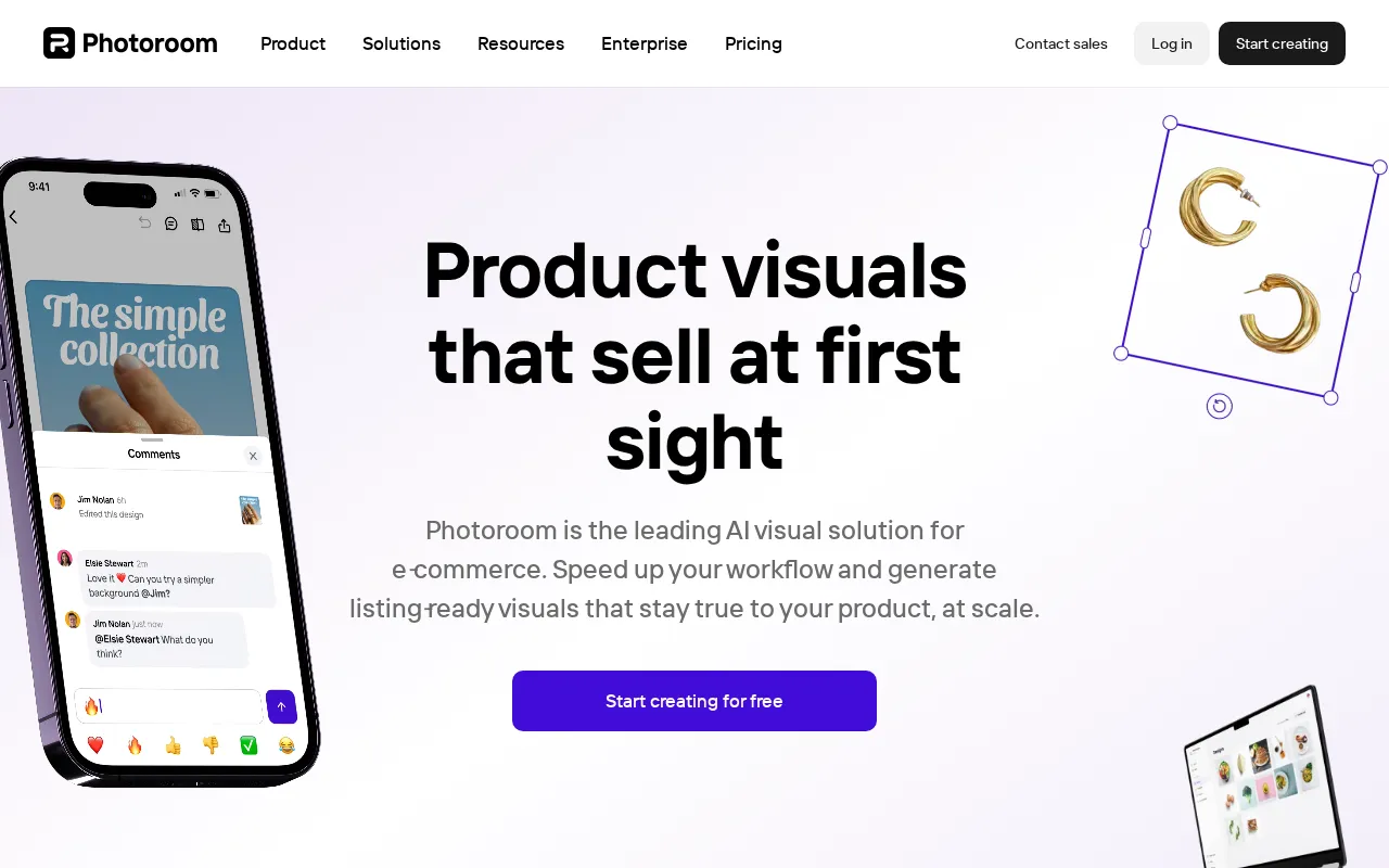 Photoroom — preview screenshot
