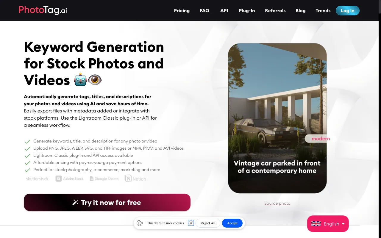 PhotoTag.ai — preview screenshot