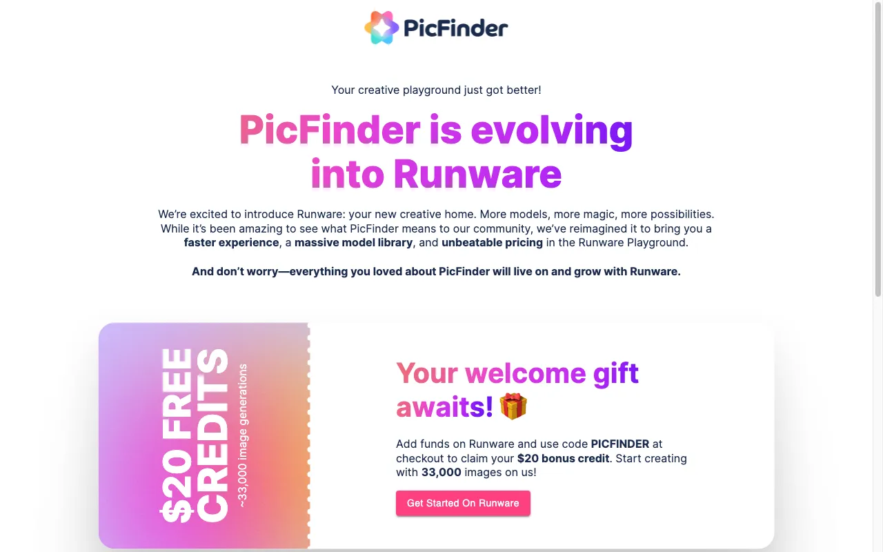 PicFinder — preview screenshot