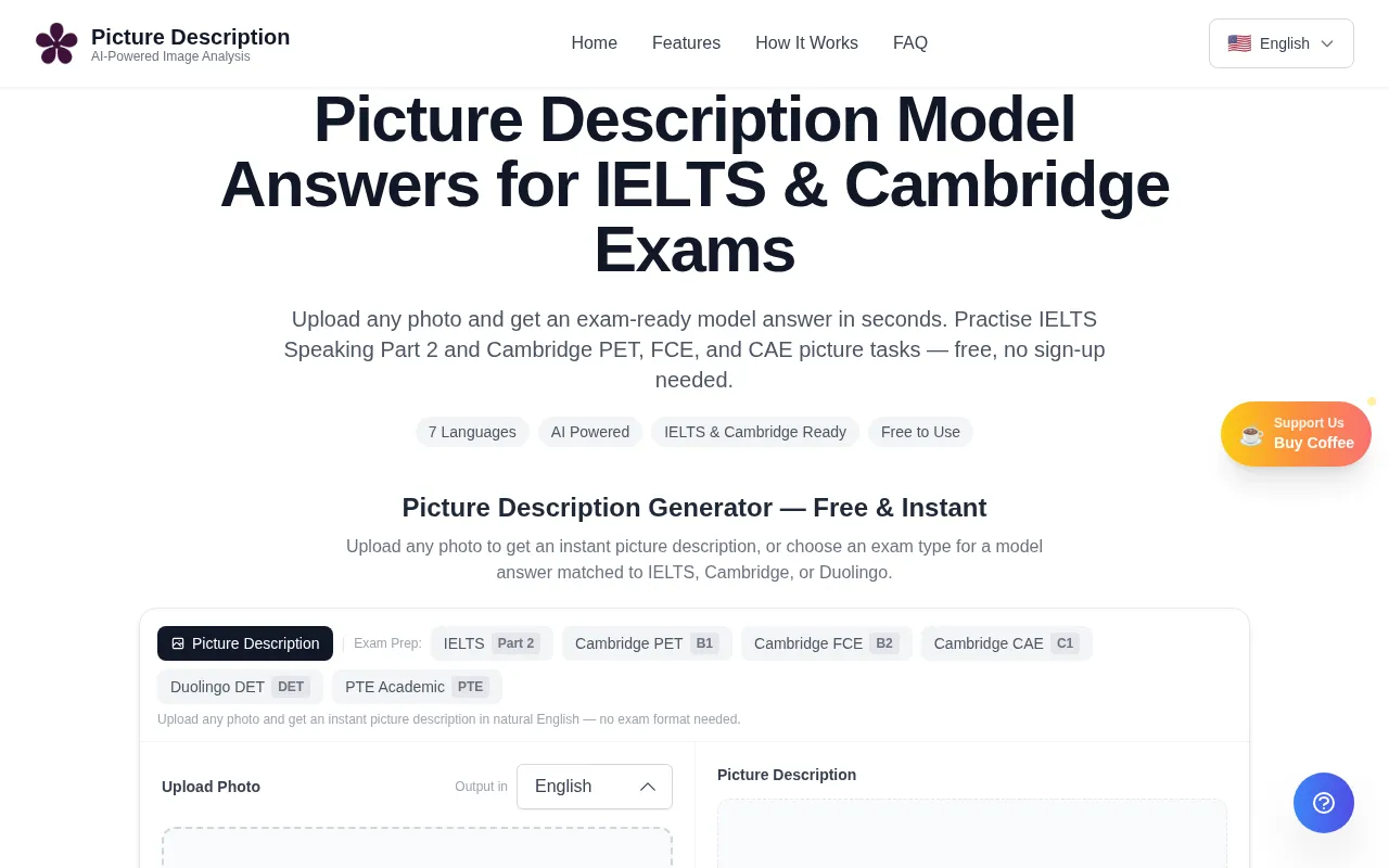 PictureDescription — preview screenshot