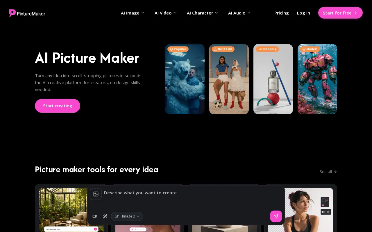PictureMaker AI — preview screenshot