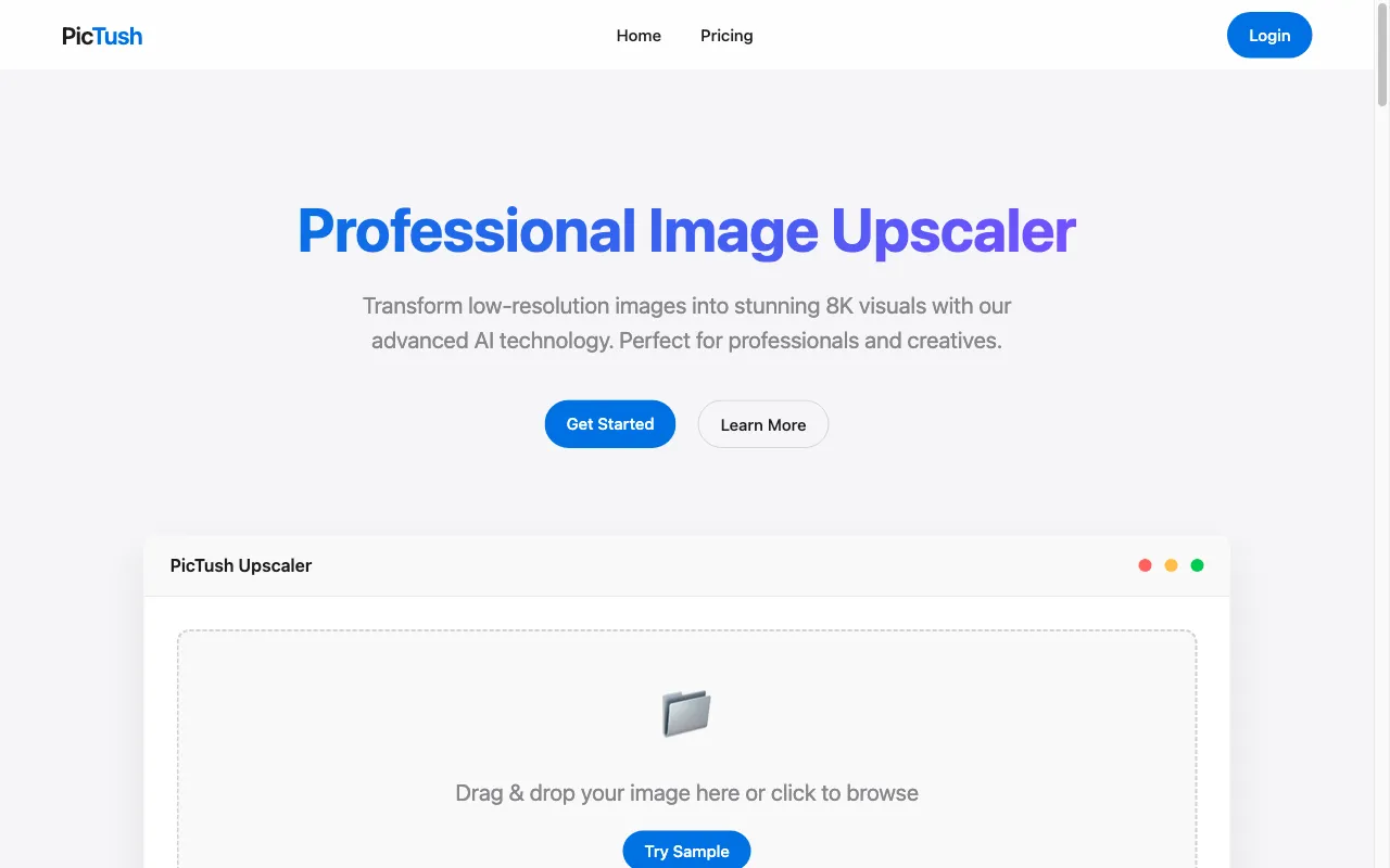 PicTush — preview screenshot