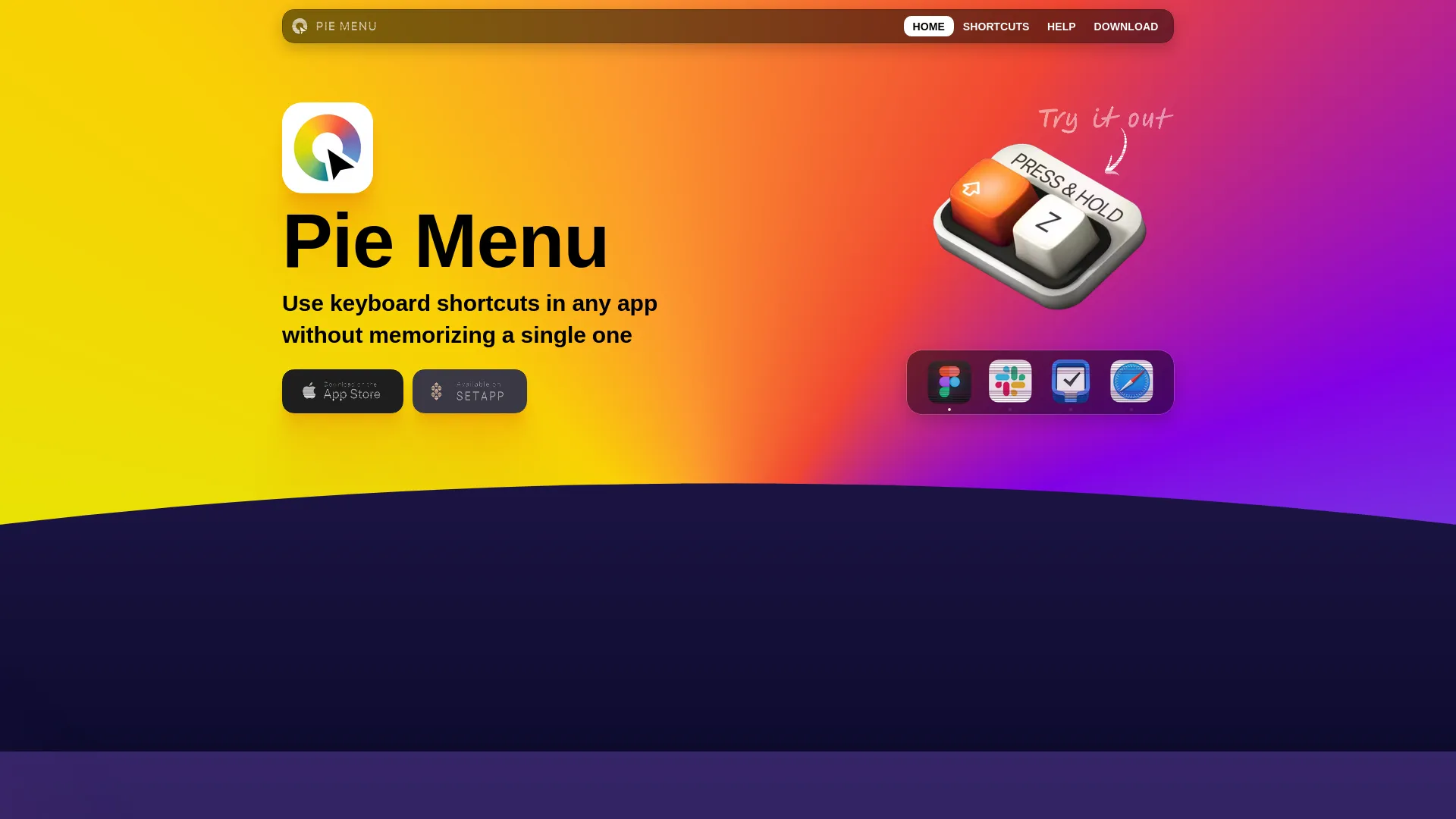 Pie Menu — preview screenshot