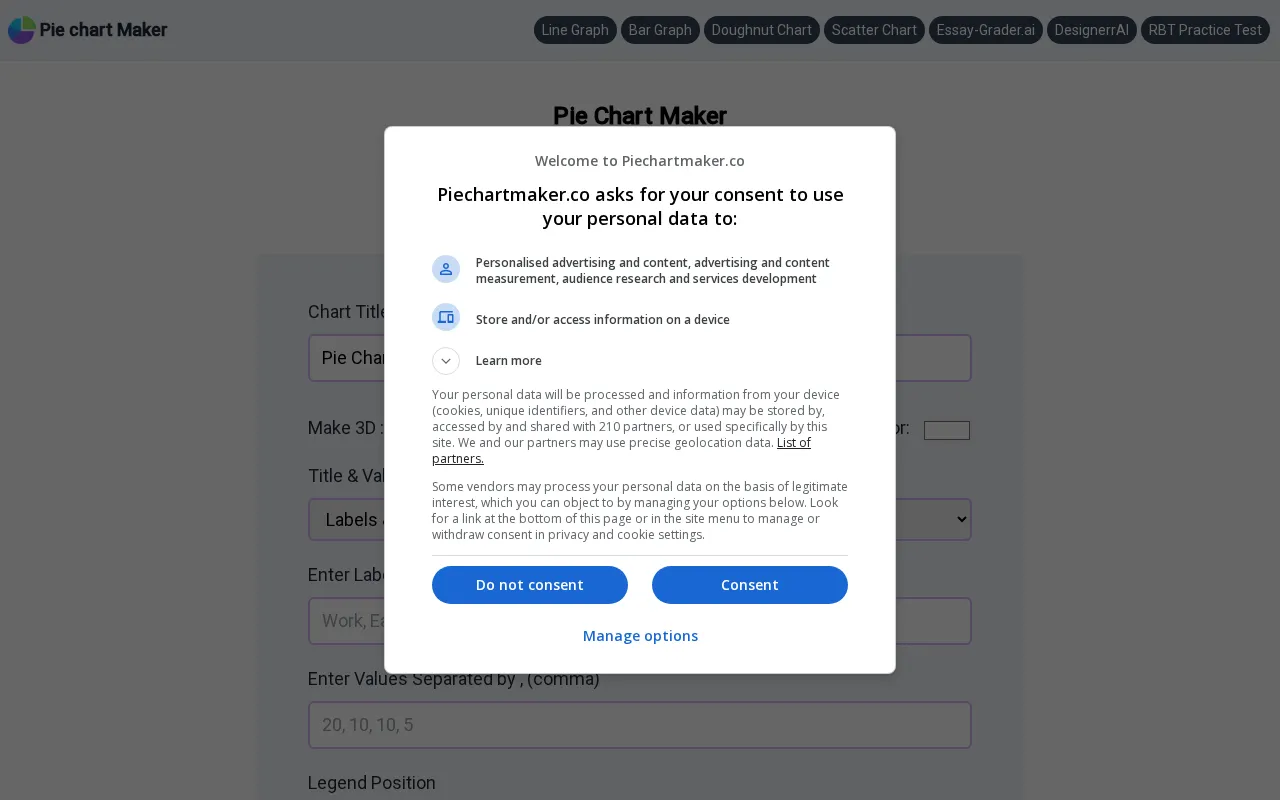 Piechartmaker.co — preview screenshot