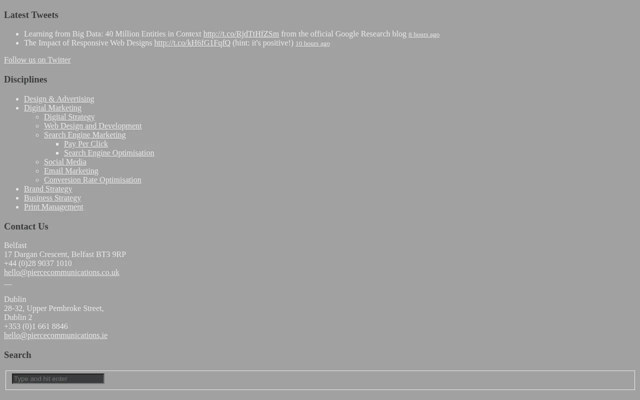 Pierce Communications — preview screenshot