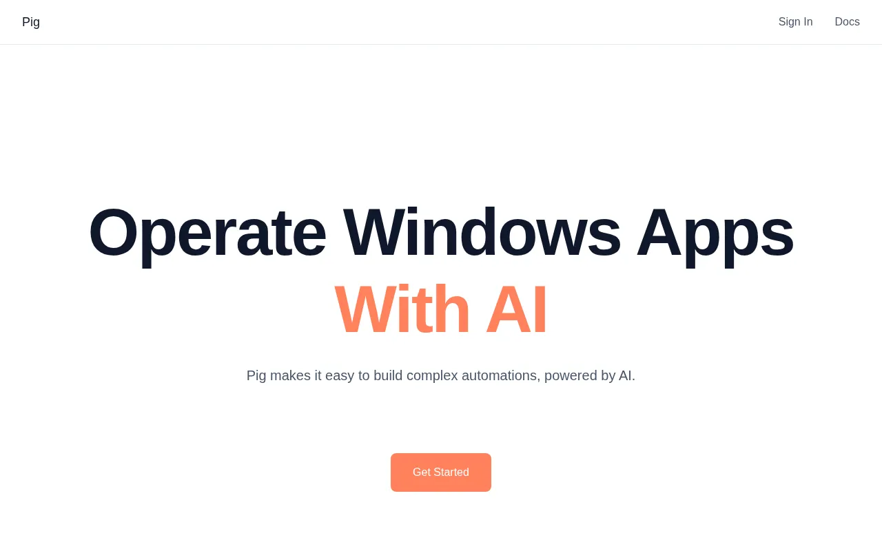 Pig — preview screenshot