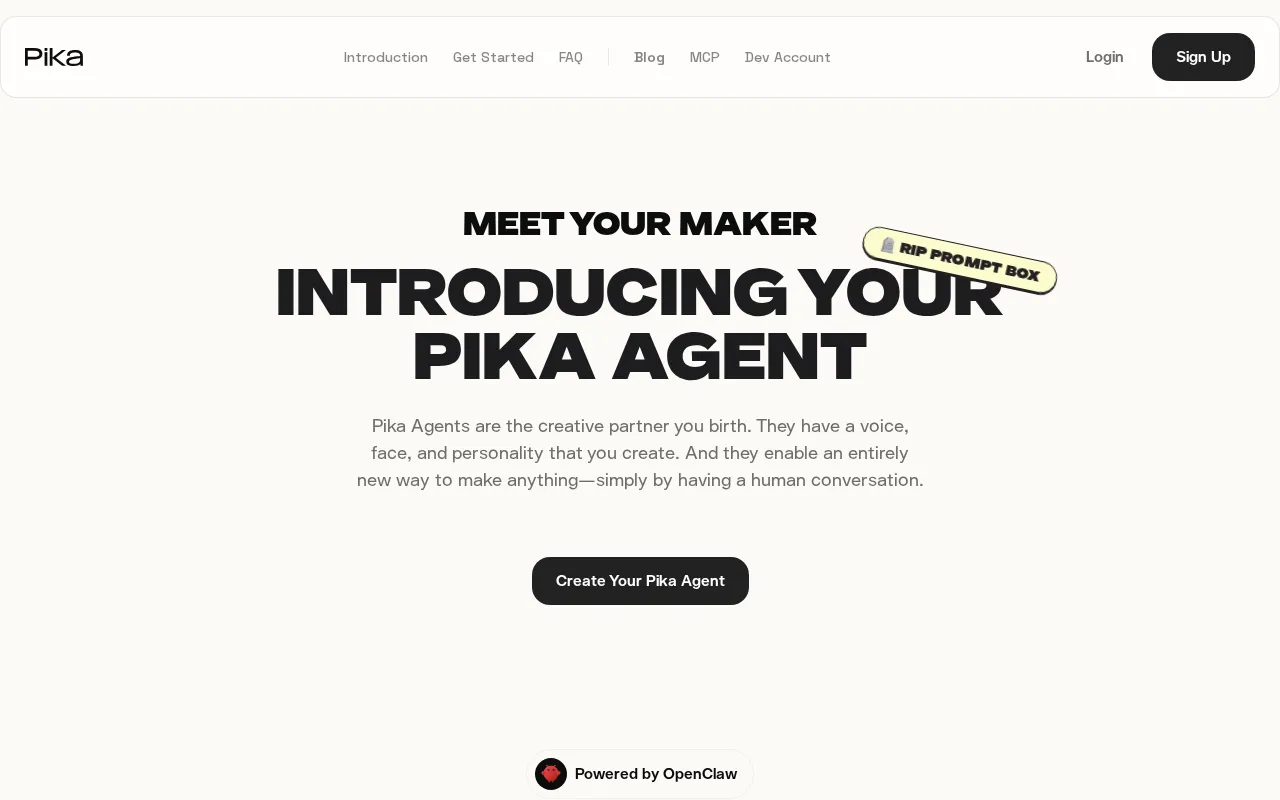 Pika Ai Selves — preview screenshot